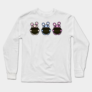 Three Chibis (Hang Ari Kimchi) Long Sleeve T-Shirt